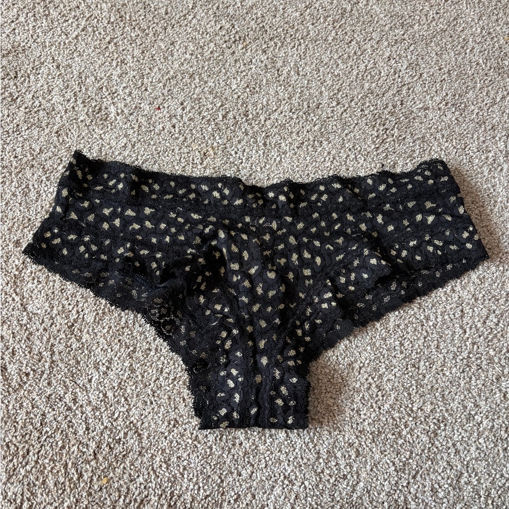 Victoria's Secret Black Lace Panties